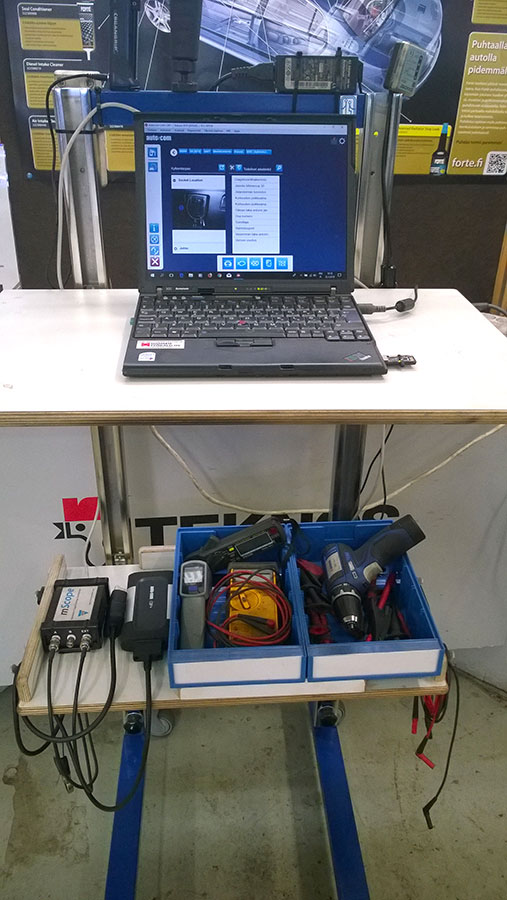 diagnostiikka kaikkiin automerkkeihin